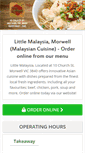 Mobile Screenshot of littlemalaysia.com.au